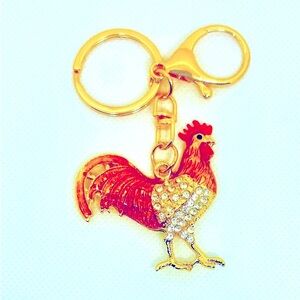 Rooster key chain and/or necklace